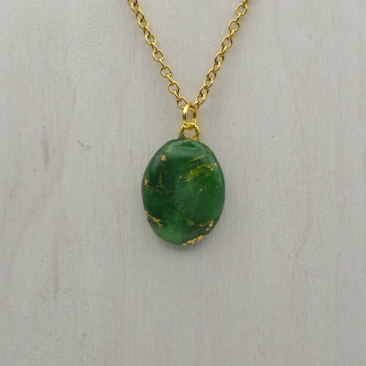 Green Stone Necklace