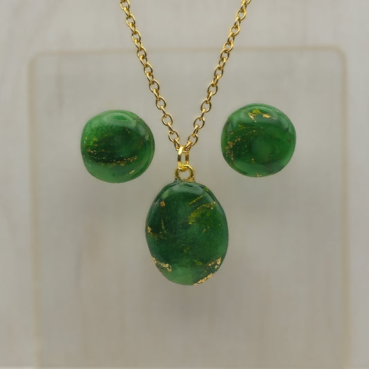 Green Stone Set