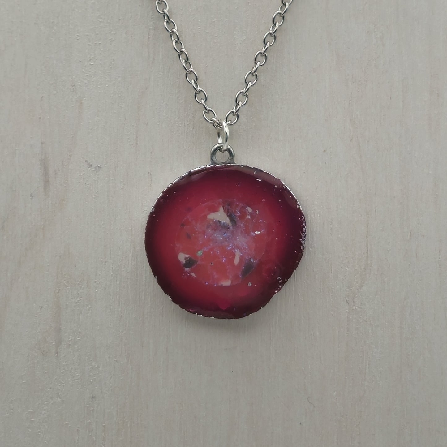 Pink Geode Necklace